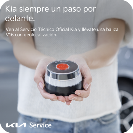 Baliza V16 gratuita por revisión del coche en Kia Albacete Motor